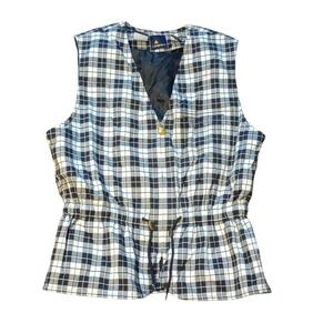 Liz Sport ladies size Medium M Prima Loft synthetic down Zip up vest